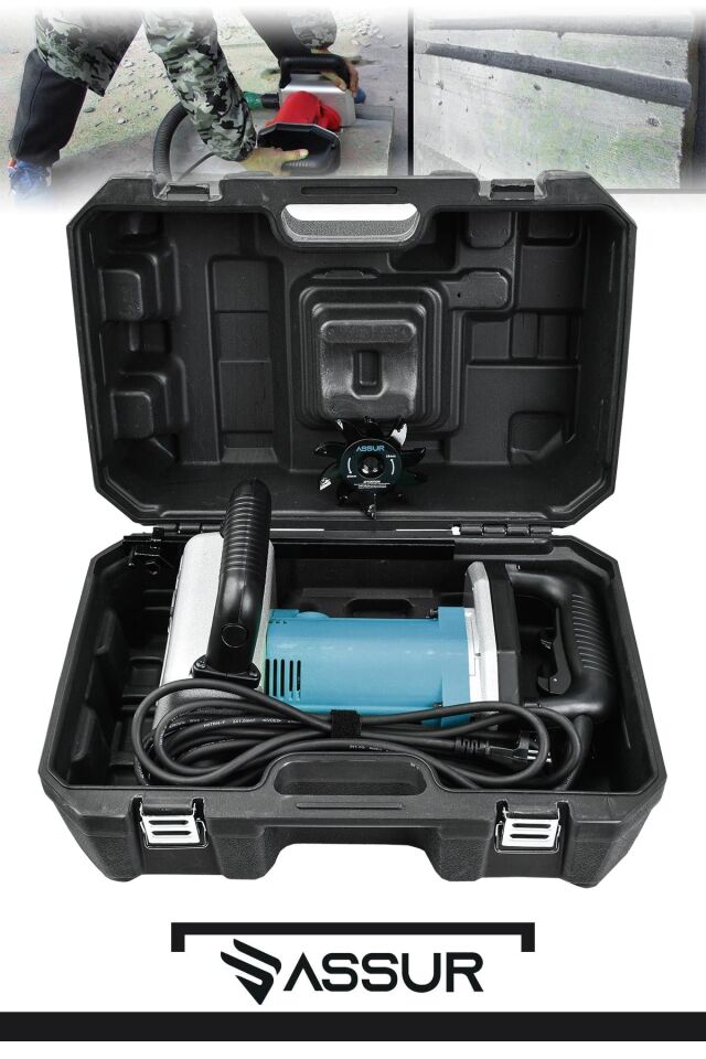 Assur Profesyonel 2000W Duvar Oluk Kanal Açma Makinesi