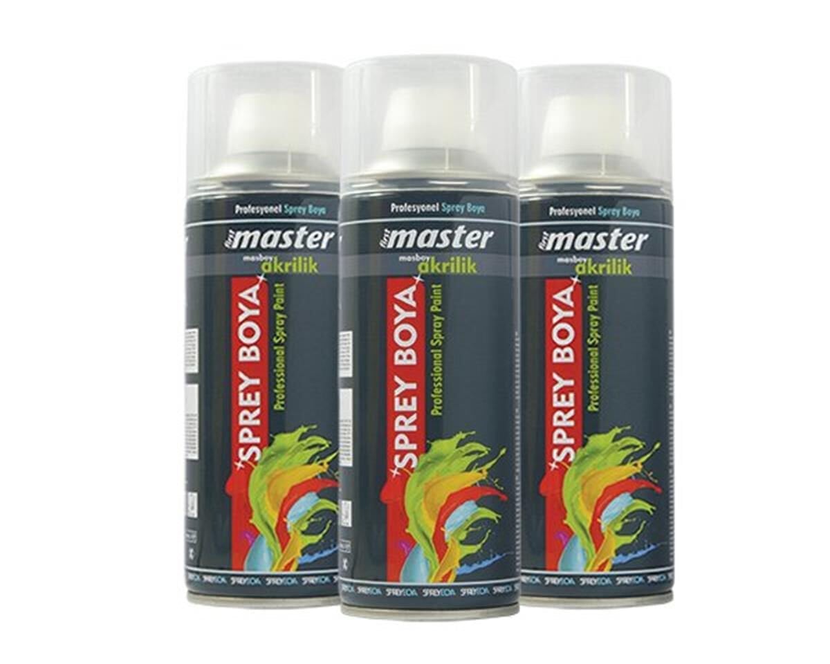 MASTER SPREY BOYA PARLAK BEYAZ RAL:9010