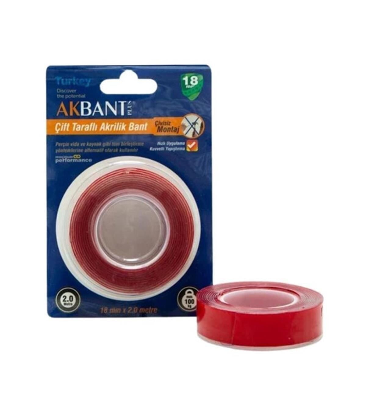 AKBANT AKRİLİK AYNA BANDI 18MMX2MT.