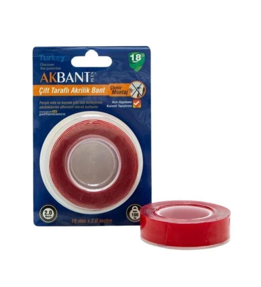 AKBANT AKRİLİK AYNA BANDI 18MMX2MT.