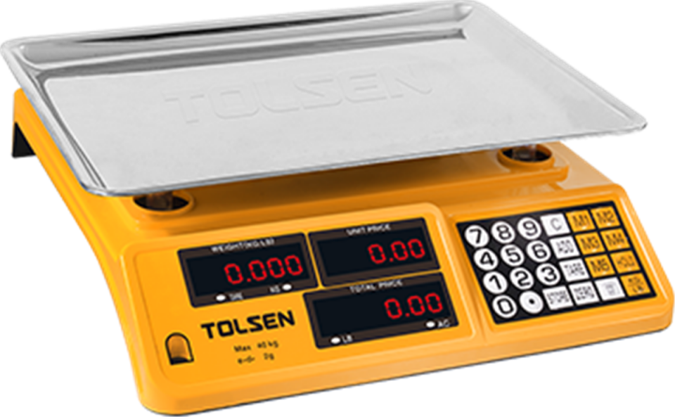 TOLSEN DİJİTAL TERAZİ 40 KG MASA ÜSTÜ