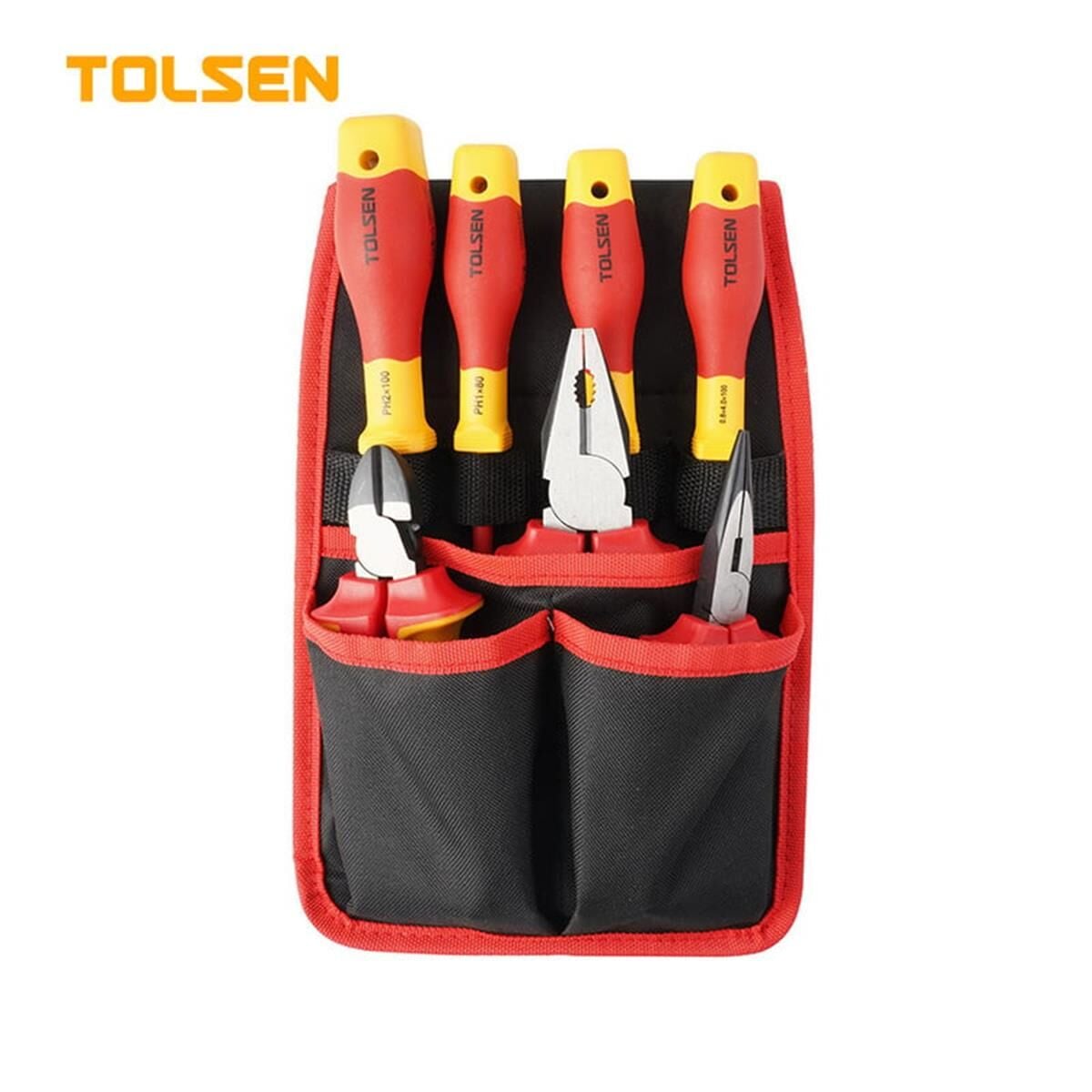 TOLSEN BEL ÇANTALI ELEKTRİKÇİ SETİ 7 PRÇ