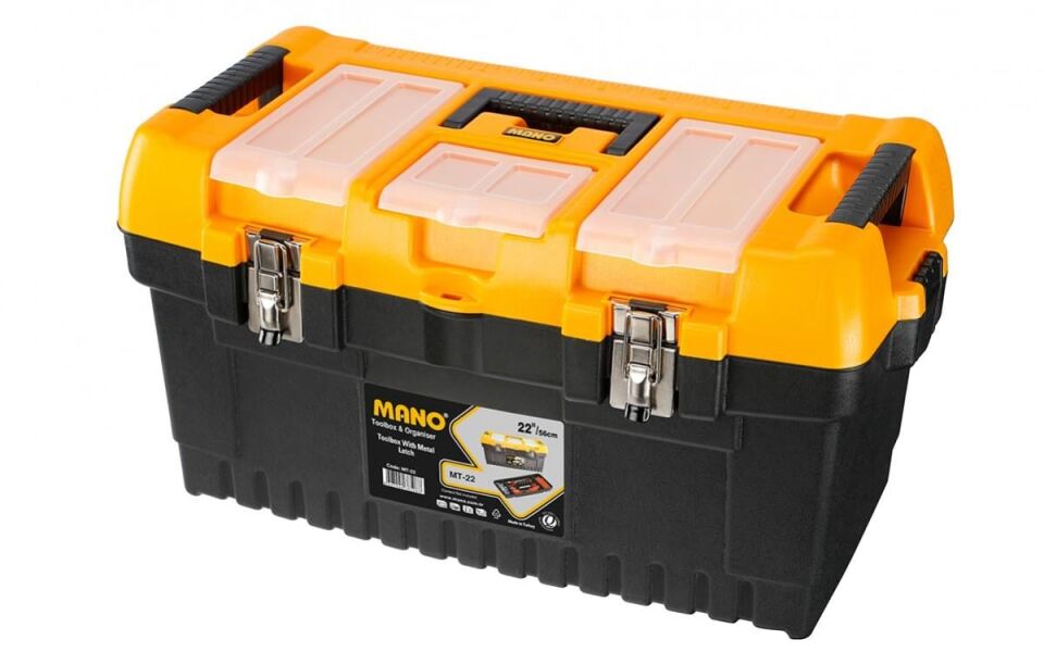 MANO 22'' ALET ÇANTASI METAL KİLİTLİ MT-22