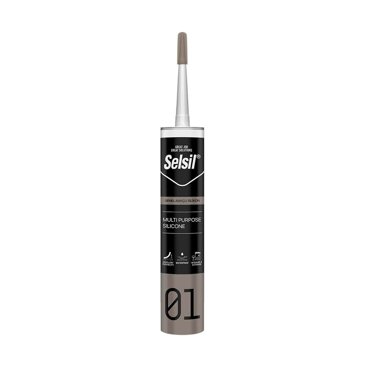 SELSİL SİLİKON 280 ML SİYAH