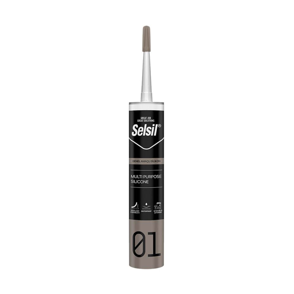SELSİL SİLİKON 280 ML SİYAH