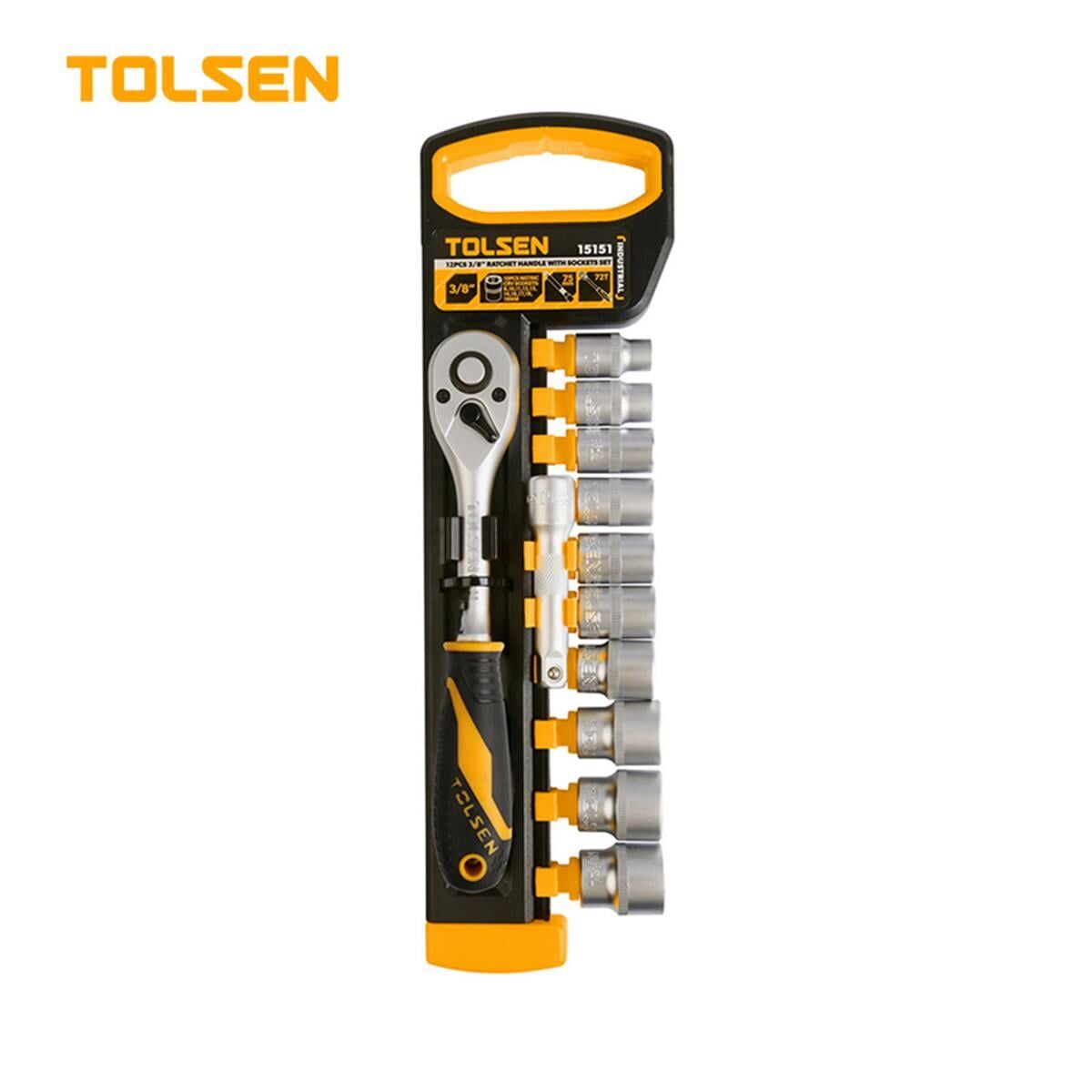 TOLSEN 12 PRÇ.LOKMA SETİ 3/8''