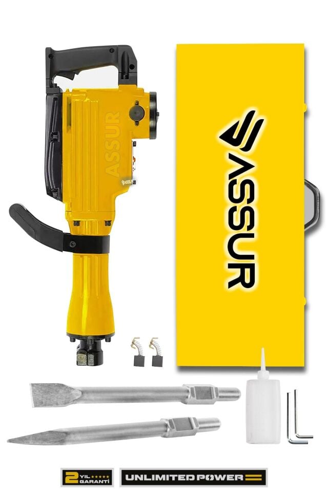 Assur 1800W Darbeli 16 Kg Kırıcı Delici Hilti