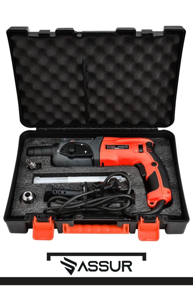 Assur 850W Darbeli Metal Şanzıman Kırıcı Delici Hilti Matkap
