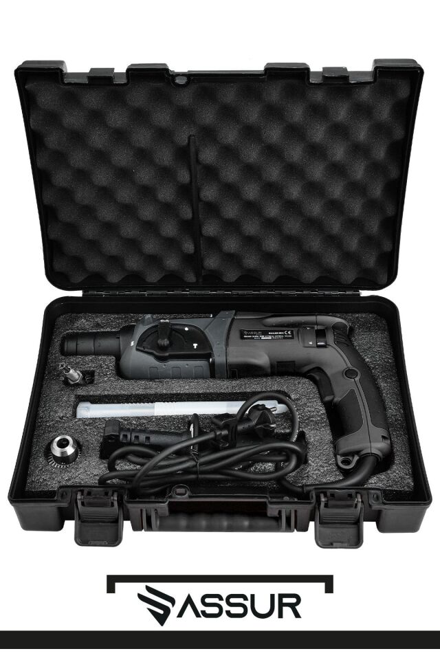 Assur 850W Darbeli Metal Şanzıman Kırıcı Delici Hilti Matkap
