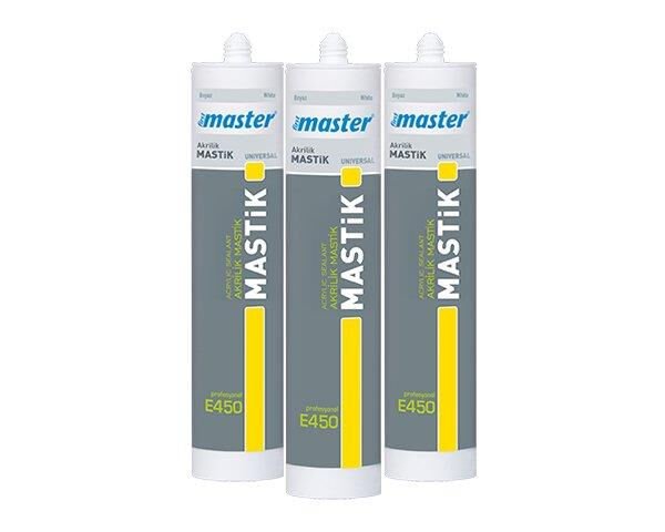 MASTER AKRİLİK MASTİK GRİ 450GR