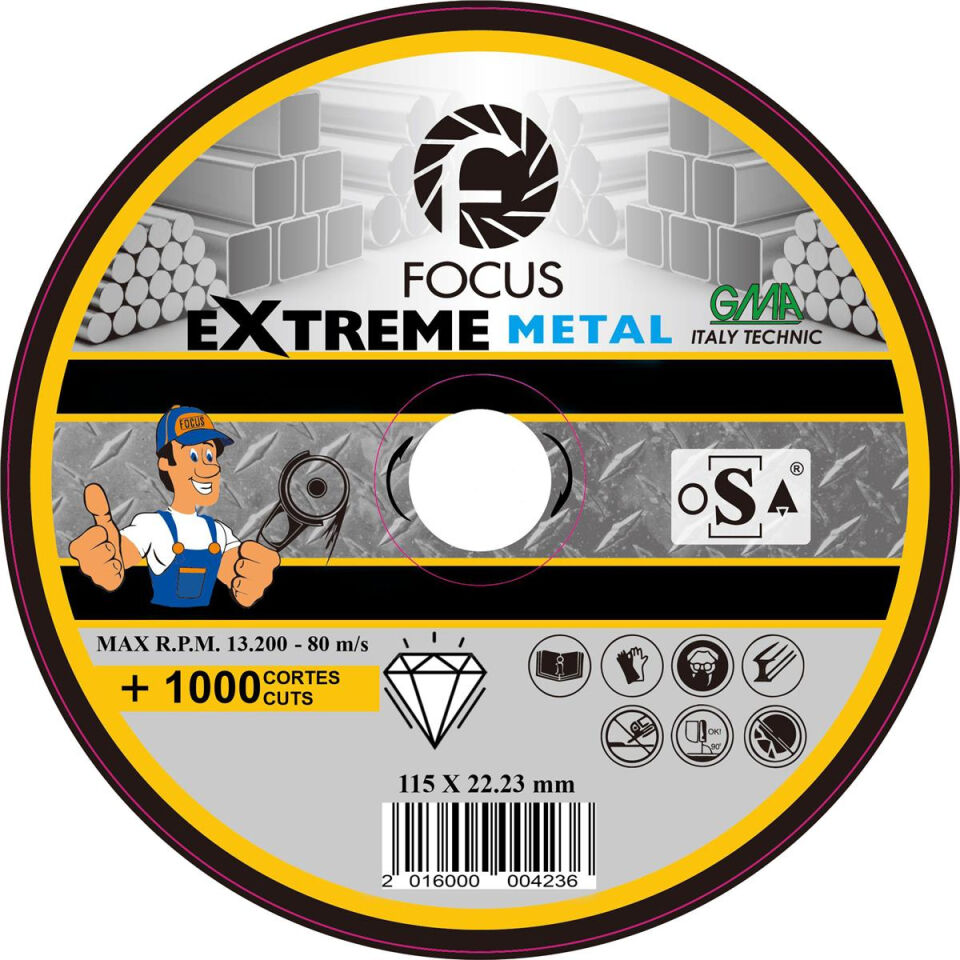 FOCUS EXTREME ELMAS METAL 115 MM