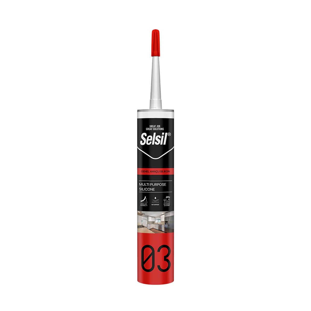 SELSİL SİLİKON 280 ML KAHVE