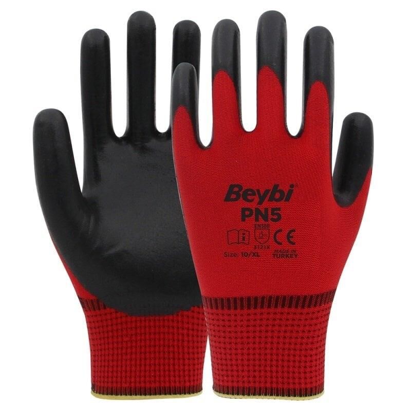 BEYBİ NİTRİK ELDİVEN PN-5  NO:10 MAVİ-SİYAH