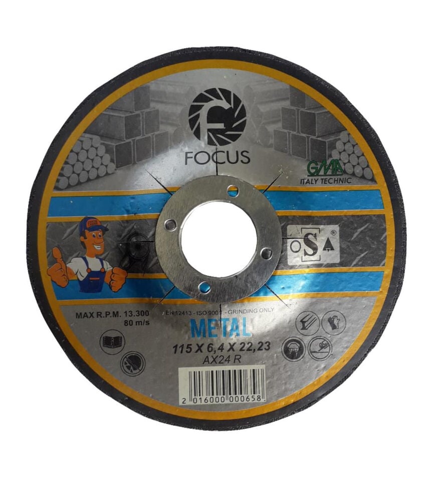 FOCUS DEMİR YEDİRME 115 X 6.4 MM