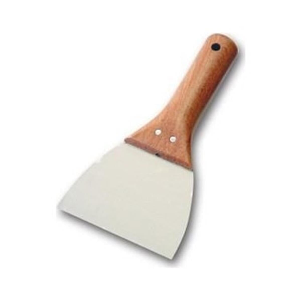 AHŞAP SAPLI ÇELİK SPATULA 2''