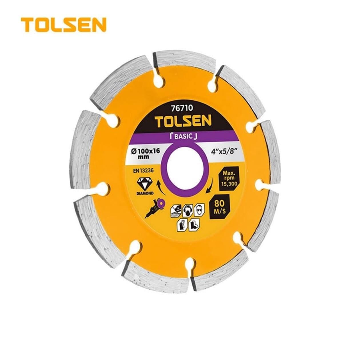 TOLSEN  ELMAS KESME 230 MM SEGMENTLİ