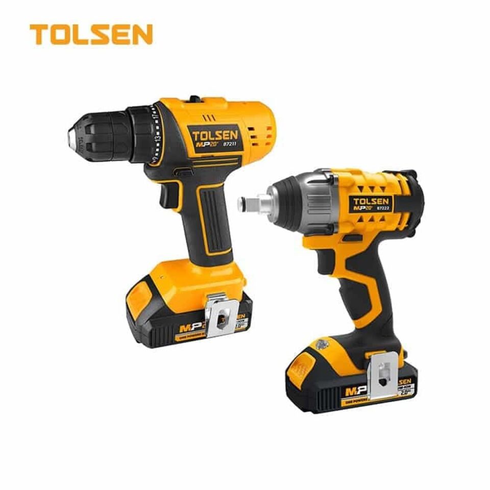 TOLSEN MP20 COMBO PİLLİ MATKAP VİDALAMA SETİ