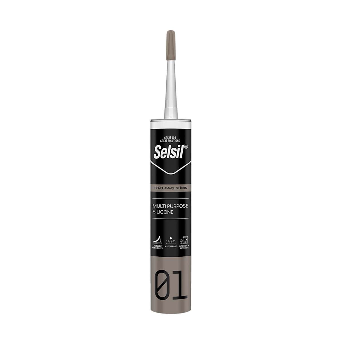 SELSİL SİLİKON 280 ML SİYAH