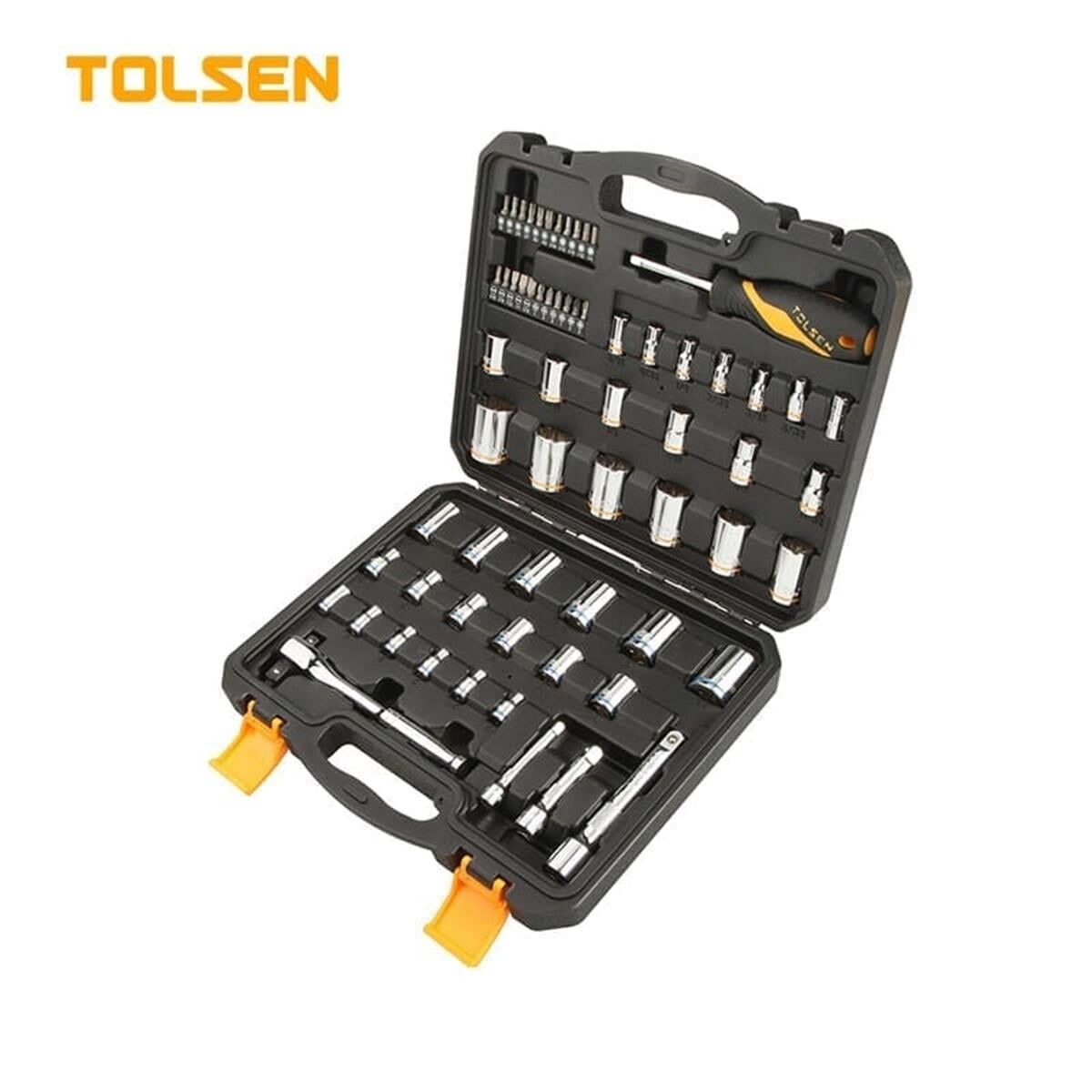 TOLSEN 65 PRÇ. İNÇ VE METRİK LOKMA SETİ