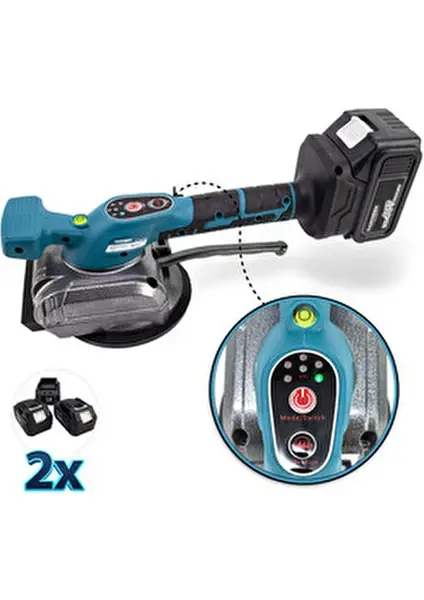 Dawreek 36V Terazili Fayans Tokmağı Ergonomik Tasarım ve Kablosuz Kullanım İmkanı