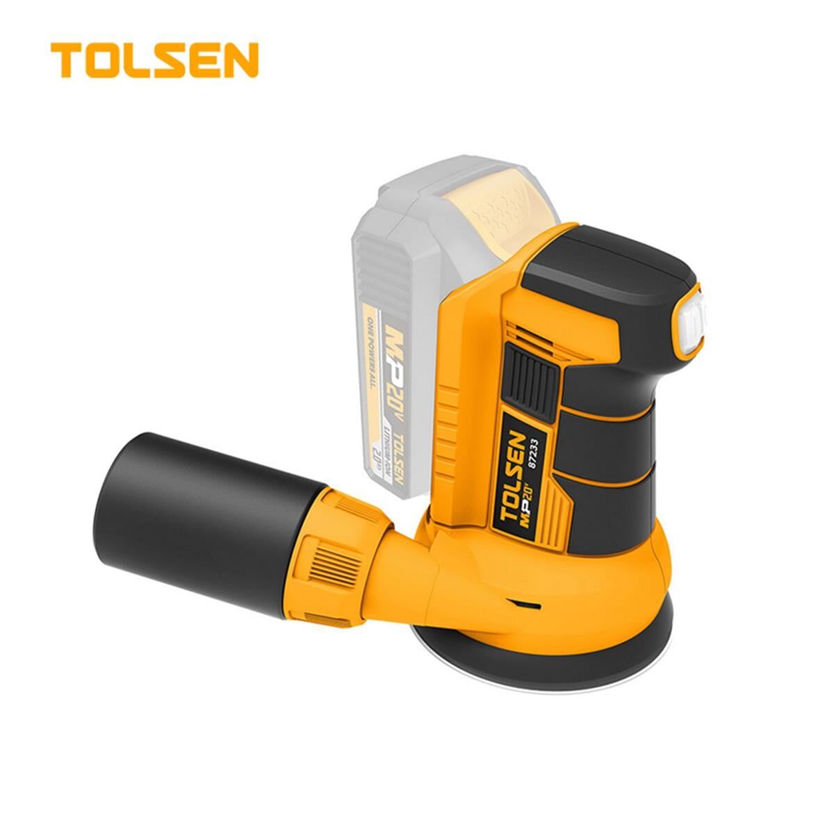 TOLSEN MP20 125 MM ZIMPARA SADE YUVARLAK