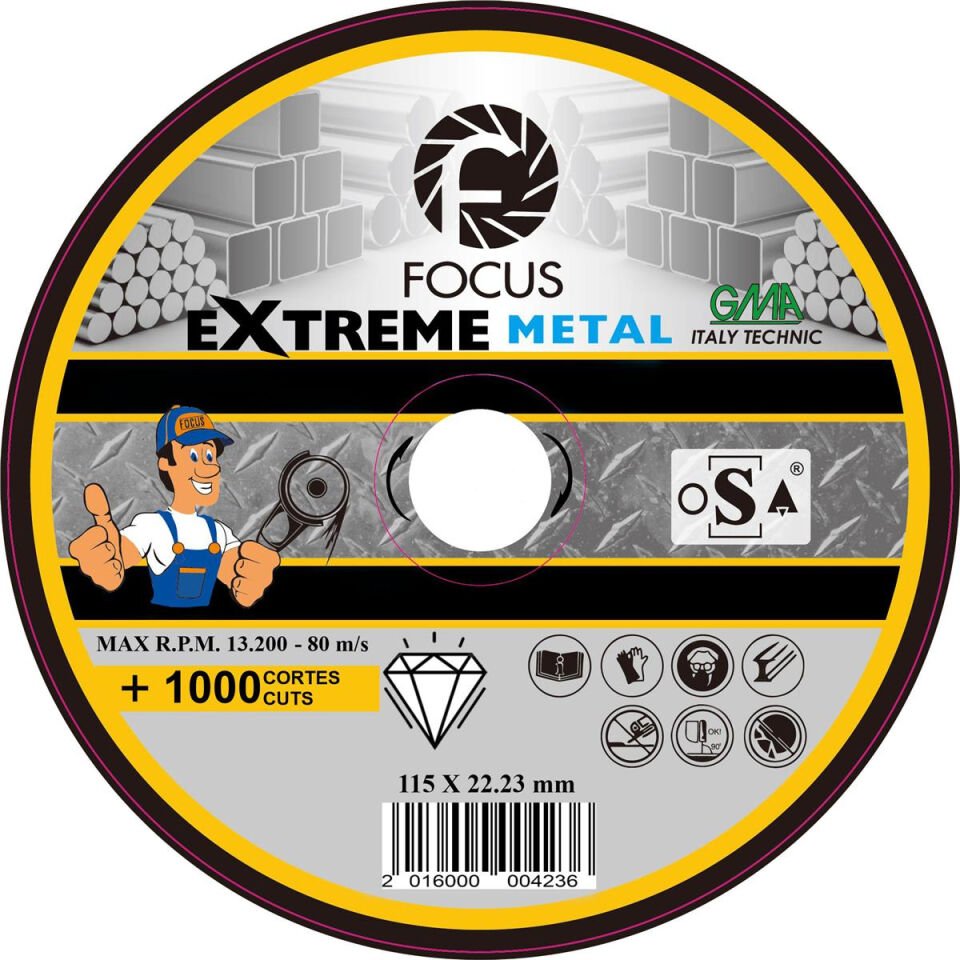 FOCUS EXTREME ELMAS METAL 115 MM